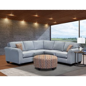 Happy Grey 2-Piece Sectional