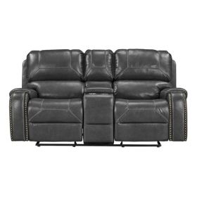 Winslow Grey Reclining Loveseat