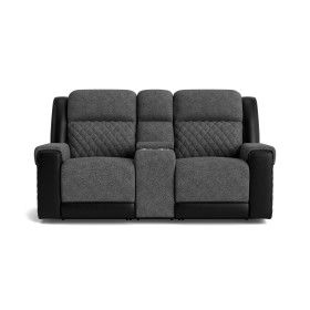 Youngstown Black Reclining Loveseat