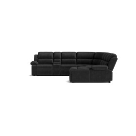 Brooks Grey 4-piece Reclining Sleeper Sectional