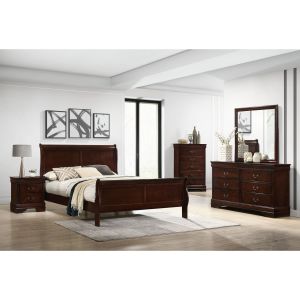 Louis Philippe III Cherry Nightstand - Detroit Furniture Stores