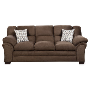 Crushed Chocolate Sofa | American Freight (Sears Outlet)