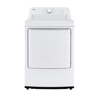 LG DLE6100W 27" 7.3 Cu. Ft. Electric Dryer with Sensor Dry in White