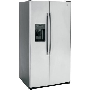 GE GSE25GYPFS ENERGY STAR® 25.3 Cu. Ft. Side-By-Side Refrigerator in Stainless Steel