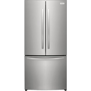 Frigidaire FRFG1723AV 17.6 Cu. Ft. Counter-Depth French Door Refrigerator in Brushed Steel