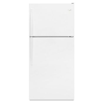 Whirlpool WRT138FFDW 30-in 18.2-cu ft Top Mount Energy Star Refrigerator in White