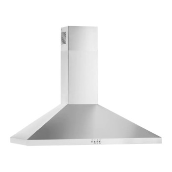 Whirlpool WVW53UC6LS 36" Stainless Steel Chimney Wall Mount Range Hood in Stainless Steel