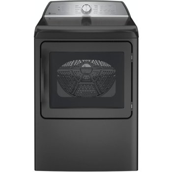 GE Profile PTD60EBPRDG 7.4 Cu. Ft. Electric Top Load Smart Dryer in Diamond Grey