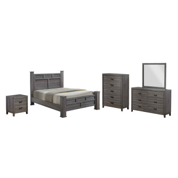 Coleman Grey 5pc Collection - Queen