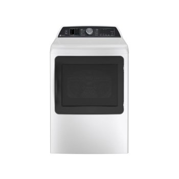 GE Profile PTD70EBSTWS 7.4 Cu. Ft. Electric Dryer in White