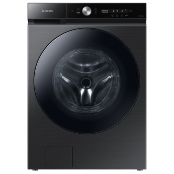 Samsung WF53BB8700AVUS Bespoke 5.3 cu. ft. Ultra Capacity Front Load Washer with Super Speed Wash and AI Smart Dial in Black Stainless Steel