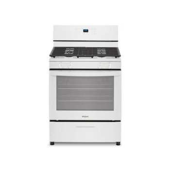 Whirlpool WFG320M0MW 5.1 cu. ft. Freestanding Gas Range in White