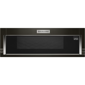 KitchenAid KMLS311HBL 1.1 Cu. Ft. Low Profile Over-the-Range Microwave in Black