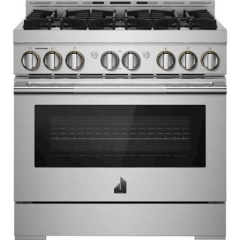 Jenn-Air JGRP436HL 36 Inch Freestanding Pro-Style Gas Smart Range in Stainless Steel