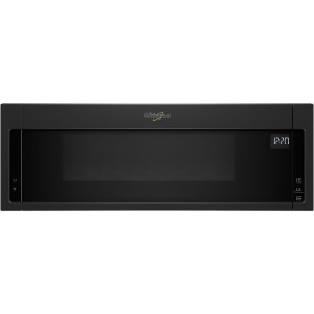 Whirlpool WML55011HB 1.1 Cu. Ft. Low Profile Microwave Hood Combination in Black