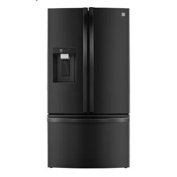 Kenmore Elite 73319 30.6 Cu. Ft. Large Capacity French Door Refrigerator in Black