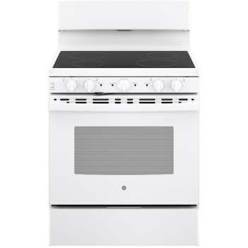 GE JB480DTWW 30" 5.0 Cu. Ft. Freestanding Electric Range in White