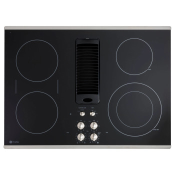 GE Profile™ PP9830SRSS 30" Downdraft Electric Cooktop in Stainless Steel