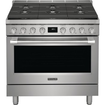 Frigidaire Professional PCFD3670AF 4.4 Cu. Ft. Freestanding Dual Fuel Range in Stainless Steel