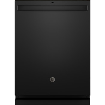 GE GDT670SGVBB 24" Top Control Built-In Dishwasher in Black