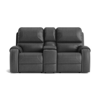 Winslow Grey Reclining Loveseat