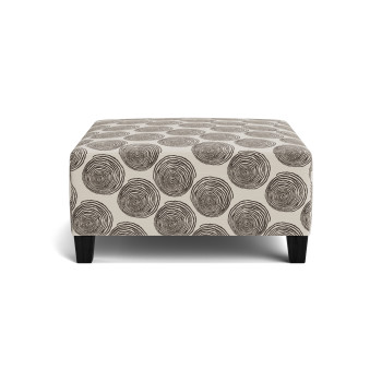 Groovy Grey Ottoman