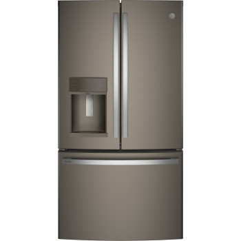 GE Profile PYE22KMKES 22.1 Cu. Ft. 36" Counter Depth French Door Refrigerator in Slate