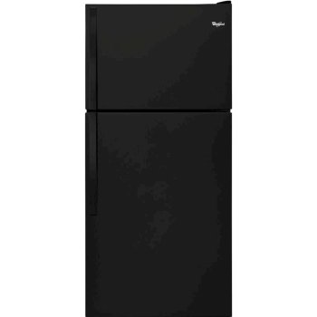 Whirlpool WRT318FMDB 18.2 Cu. Ft. 30" Freestanding Top Freezer Refrigerator in Black