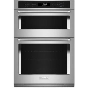 KitchenAid KOEC530PSS 5.0 Cu. Ft. Wall Oven with 1.4 Cu. Ft. Microwave in Stainless Steel