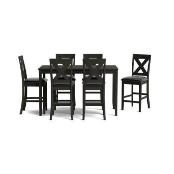 Alex Grey 7 piece Counter Height Dining Set