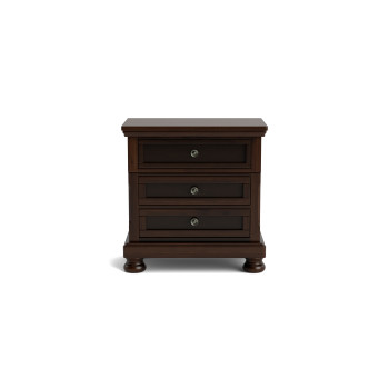 Kingston Brown Nightstand w/ USB Port