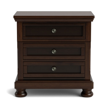 Kingston Brown Nightstand w/ USB Port