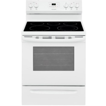 Frigidaire FCRE3052AW 30" Smooth Top Manual Clean Range in White