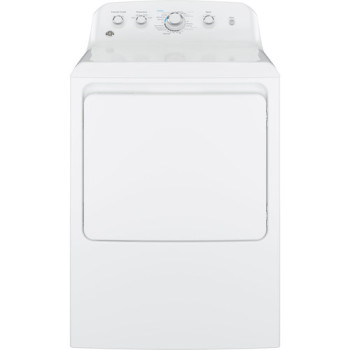 GE® GTD42EASJWW 7.2 cu. ft. Electric Dryer w/ Aluminized Alloy Drum