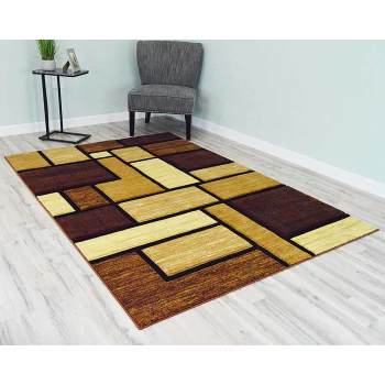 5' x 8' Premium Area Rug - Brown