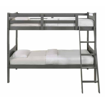 Sami Grey Twin Over Twin Bunk Bed