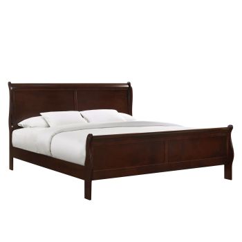 Louis Phillipe Brown Twin Bed