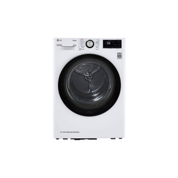 LG DLHC1455W 4.2 Cu ft Front Load Electric Dryer in White