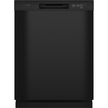 Hotpoint HDF330PGRBB 24" Full Console Dishwasher in Black