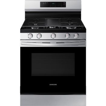 Samsung NX60A6311SS/AA 6.0 Cu. Ft. Smart Freestanding Gas Range in Stainless Steel