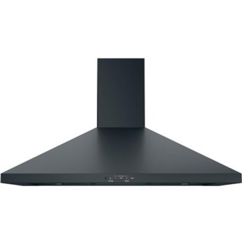 GE® JVW5361FJDS 36" Wall-Mount Pyramid Chimney Hood in Black Slate