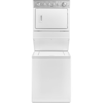 Whirlpool WET4027HW 3.5 cu. ft Electric Stacked Laundry Center in White