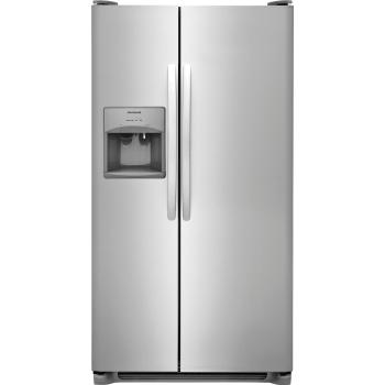 Frigidaire FRSS26L3AF 25.6 Cu. Ft. 36'' Standard Depth Side by Side Refrigerator in Stainless Steel