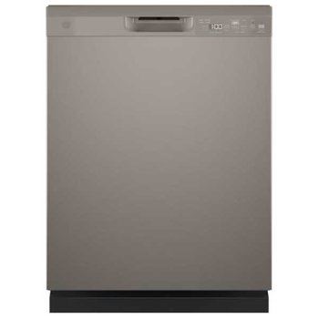 GE GDF550PMRES Front Control with Plastic Interior Dishwasher with Sanitize Cycle & Dry Boost in Slate