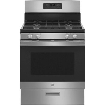 GE® JGBS61RPSS 30" Free-Standing Gas Range in Stainless Steel