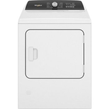 Whirlpool WGD4985EW 5.9 cu. ft. Top Load Gas Dryer with Flat Back Design, Furniture and ApplianceMart