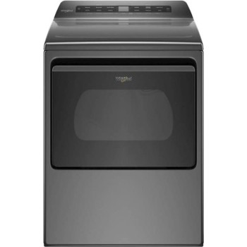 Whirlpool WED8127LC 7.4 cu. ft. Top Load Electric Dryer in Chrome