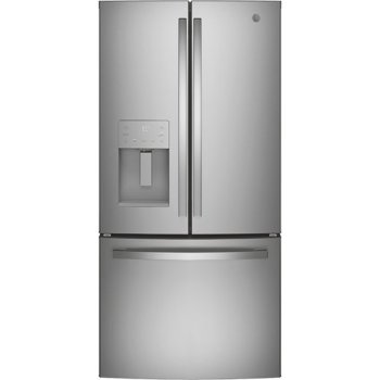 GE GFE24JYKFS ENERGY STAR 23.6 Cu. Ft. French-Door Refrigerator in Stainless Steel