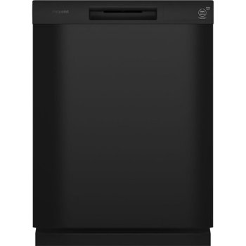 Hotpoint HDF310PGRBB 24" Full Console Dishwasher in Black