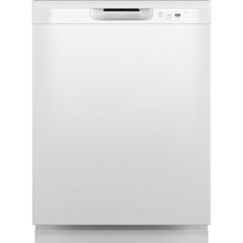 GE GDF450PGRWW 24" Dishwasher with Front Controls in White